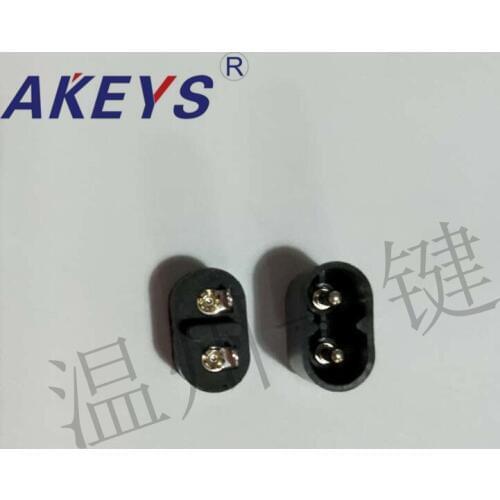 10 PCS AC-010A patch AC power socket High quality master seat without ear 8-character eight-character socket 10A250V