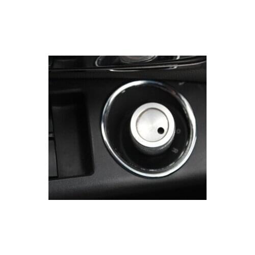 ABS Chrome decorative circle cool rearview mirror knob sequins For Chevrolet Chevy Cruze sedan AVEO Sonic Opel astra mokka Car