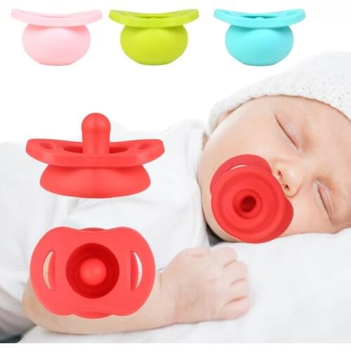 Baby Nipple Pacifier Chain Silicone Pacifier Newborn Molar Pacifier Retractable Nipple Attache Tetine Pacifier Nursing Accessory
