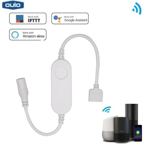 Wifi Smart Light Belt Controller RGB Smart House Phone Remote Control LED Light Belt 2A Compatible with Alexa Google Home