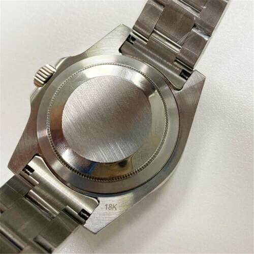 For Mingzhu 2813 40MM 316 Steel Watch Case Replacement Watch Dial Strap for Miyota 8215 821A Automatic Watch Movement