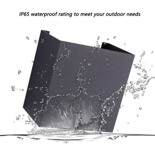 Modern IP65 Outdoor Waterproof Wall Light Balcony Door Head Exterior Wall LED Lighting Decoration Fixture Adjustable Angle