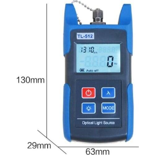 TL512 Handheld Fiber Optical Light Source Singlemode 1310/1550nm Fixed FC or SC Connector