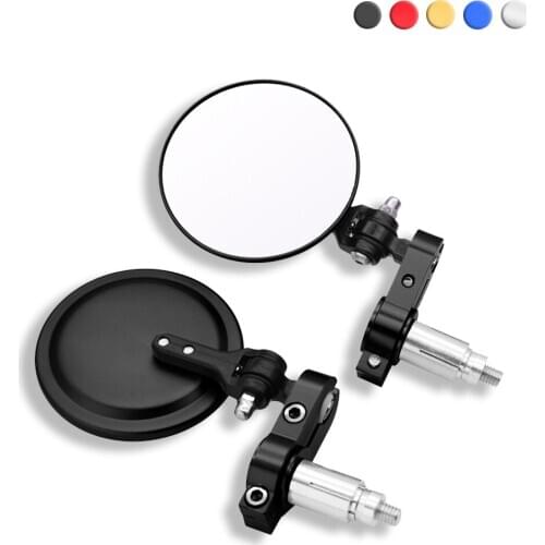 Motorcycle Universal Rearview Mirror Handle Bar Ends 7/8" Mirrors For Honda CBR900RR cbr 900 rr XADV 750 x11 CBR250R cbr 250 r