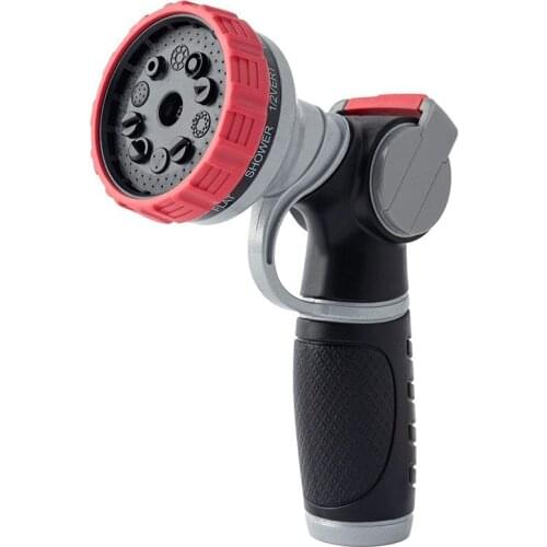 New metal rubber coated thumb valve high pressure water gun, garden watering, irrigation, car wash water gun nozzle