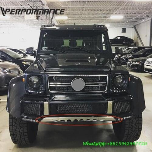 W463 front skid plate G63 G65 guard skid plate for front bumper 4*4 style aluminum