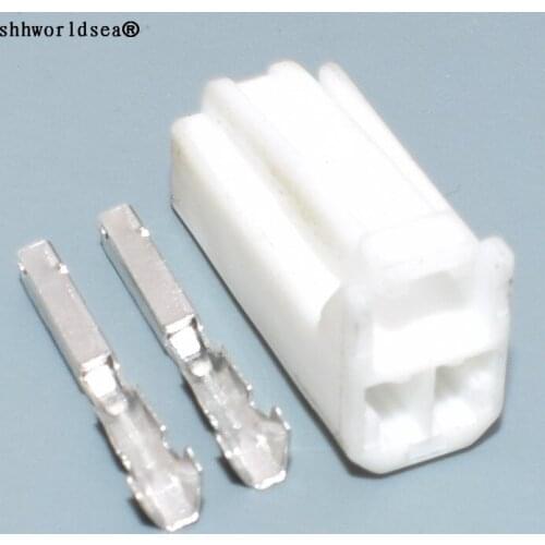 Worldgolden 2pin 1.2mm auto electric plug housing unsealed female connector 7283-5845