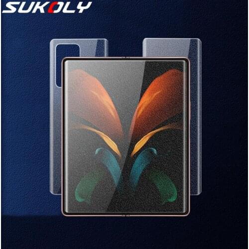 3-in-1 Front Back Inner Hydrogel Film Screen Protector for Galaxy Z Fold 3 Fold 2 5G Glass Film for Samsung Galaxy Z Fold 3 2