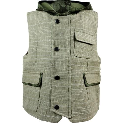 Winter Waistcoats Vest Vests Children Hoodies Warm Baby Girls Outerwear Coats Kids Vest Boys Jacket Denim Outerwear 3-10Y 4J0463