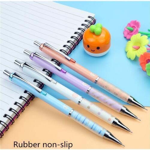 1PCS cute non-slip mechanical pencil 0.5mm 0.7mm 2B school pencils student drawing writting supplies