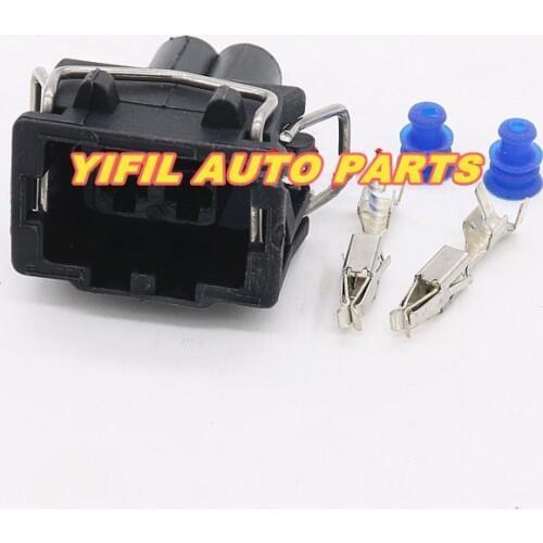 10pcs Amp Tyco 2 Pin Female Male Auto Waterproof Wire Harness Connector Automotive Plug For 357 972 762 and 357 972 752