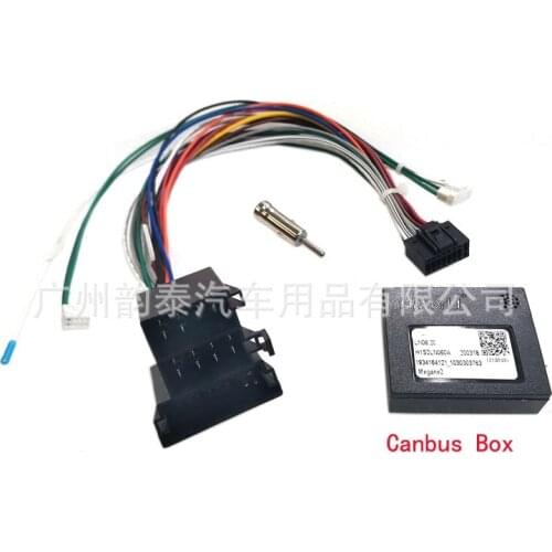 16 Pin Car Radio Cable Canbus Box for Renault Megane2 Power Wiring Harness DVD GPS Android Multimedia Player Connector