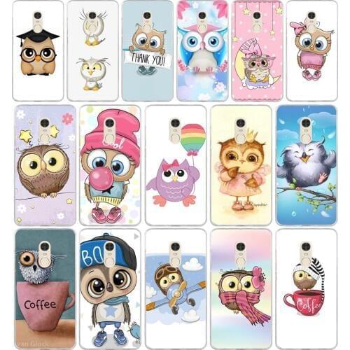 46AA Luxury fashion cute starry owl gift Soft Silicone Tpu Cover phone Case for Xiaomi Redmi 4A 4x Note 4 4x case