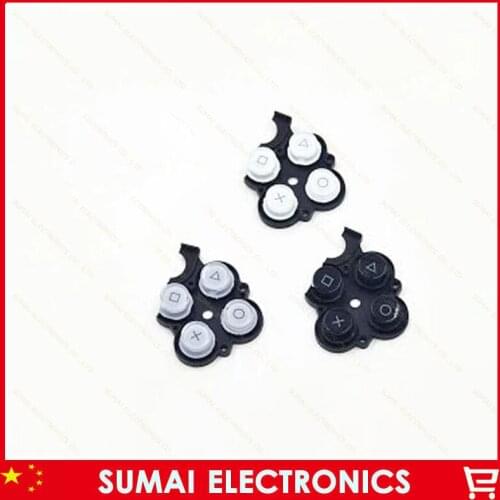 5pcs Original New Conductive Button Plastic Pads For SONY PSP3000 PSP 3000 Controller Right Button Free Shipping