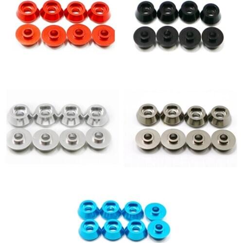 8Pcs Metal Connecting Rod Screw Gasket Shim Washer Rest for WPL C14 C24 C34 C44 MN D90 D91 D99S RC Car