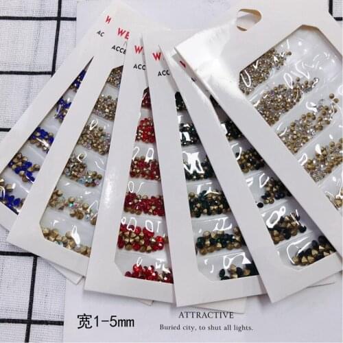 DIY jewelry accessories wholesale nail art pointed bottom colorful rhinestone jewelry shaped Czech diamond decorative diamond