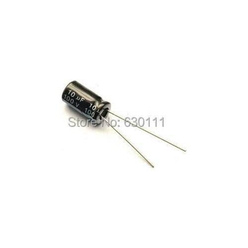 Aluminum Electrolytic capacitor 10uf 100V 10mf 6X12mm 105Celsius Radial 1000pcs