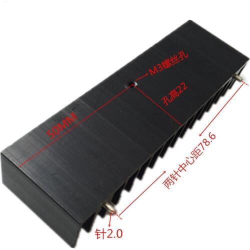 Aluminium Profile 30*100*18MM Mother board IC Heatsink Triode Mos Tube Voltage Radiator Custom Opening,Digging,Oxidation Fin