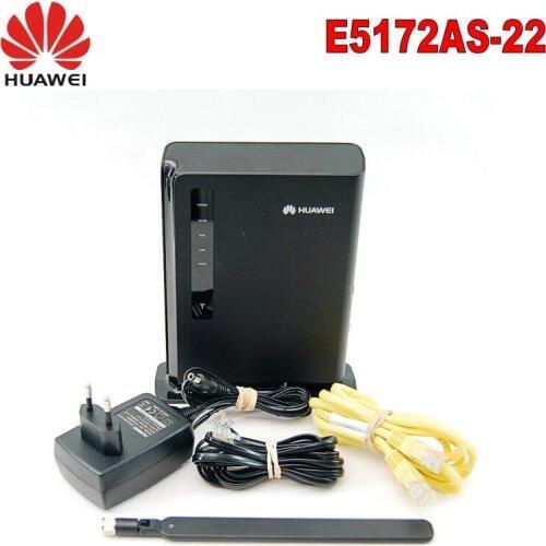 Free Shipping+1000mAh battery+HuaWei E5172 LTE wireless Router 150Mbp E5172As-22