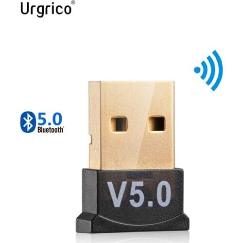Urgrico USB Wireless adapter Bluetooth Dongle USB Receiver Transmitter USB Bluetooth Adapter 5.0 for Headset Speaker PC computer