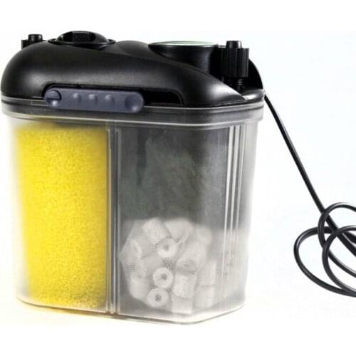 BOYU EF-05 150L/H Mini Super Silent Filter Canister for Aquarium Fish Fresh Water Marine Reef Coral Tank