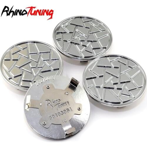 Car Wheel Center Hub 4pcs 63mm 56mm Universal Auto Hub Caps Center Hub Rims Cap Metal Auto Accessories Clip Zinc Alloy