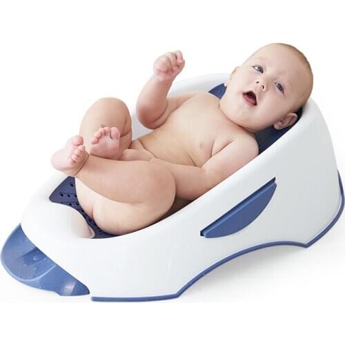 Baby Bath Rack Newborn Non-slip Bath Tub Protection Soft Kids Bathtub Bath Shower Rack Hollow Out Seat Support For Infant Baby