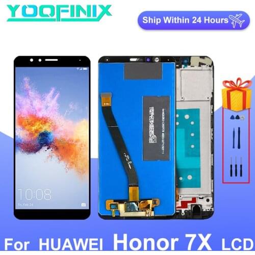 For Huawei Honor 7X Display Touch Screen Digitizer Display Replacement Parts For Honor 7X LCD Honor BND-L21 BND-L22 BND-L24 LCD