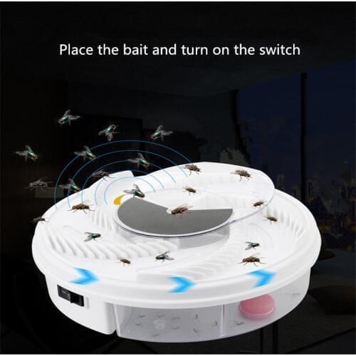 Electric Effective Fly Trap Pest Device Insect Catcher Automatic Flycatcher Fly Trap Catching Artifacts Insect Trap Usb plug