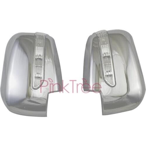 Chrome Side Led Lamp Mirror Cover For Mitsubishi Triton L200 2008-2015 Review MIrror Cover Car Styling Accessories ABS