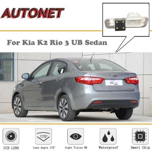 AUTONET Rear View camera For Kia K2 Rio 3 UB Sedan 2011~2017/Night Vision/CCD/Reverse Camera/Backup Camera/license plate camera