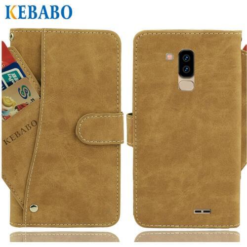 Leather Wallet Aligator S6000 Duo Case Flip Retro Vintage Leather Front Card Slots Cases Cover Business Phone Protective Bags