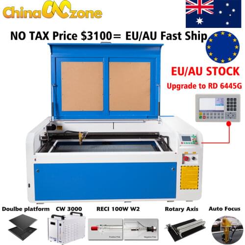 NO TAX for EU Laser cutting engraving SL1060 100W Autofocus machine CO2 USB Laser Machine With DSP RDC6445 System