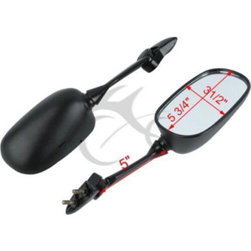 Motorcycle Rear View Side Mirror For Yamaha YZF R1 YZF-R1 2009-2014 Black