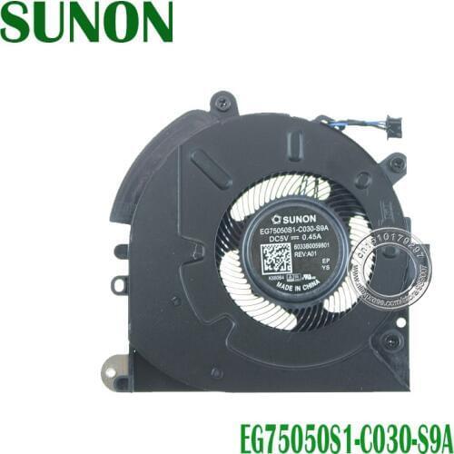 New CPU Cooling Fan for HP EliteBook 735 G5 830 G5 L13679-001 6033B0057601 6033B0059801 EG75050S1-C030-S9A DC5V 0.45A 4PIN