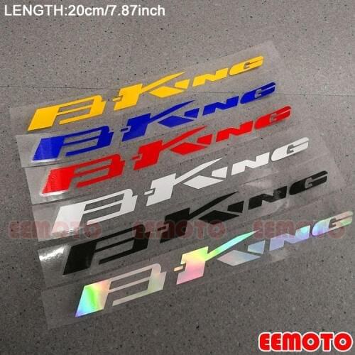 Motorcycle body Wheel Rims Fairing Helmet Tank Pad Label logo reflective Stickers Decals For SUZUKI B-KING BKING