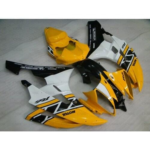 For YZFR6 2006 - 2007 Motorcycle Fairing for YAMAHA YZFR6 2006 Yellow Black 50th Full Body Kits YZF R6 2006 Fairing Kits
