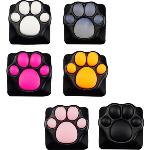 Metal Keycaps Custom Gaming Keycap Individual Key Cat Claw Keycap Machinery for Keyset Creative Gaming Keyboard