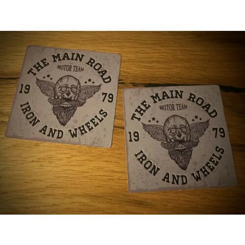 Main Road Sticker Motorcycles Motorcycle Chopper Vintage Bobber Vintage # 051