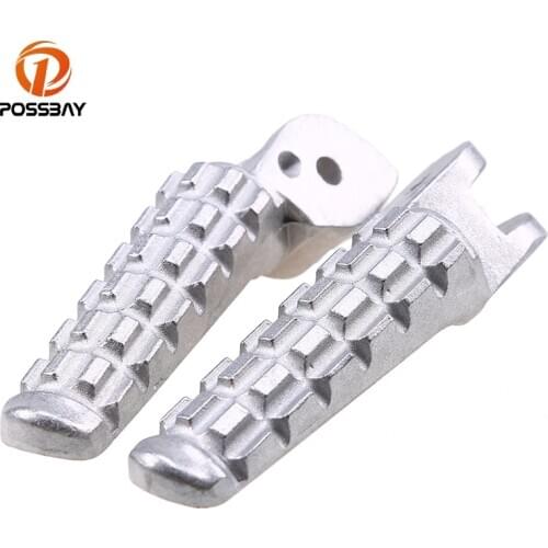 POSSBAY 1Pair Aluminum Motorcycle Foot Rests Pedals Motorbike Footrests Pedals For Ducati 696 796 2009 2010 2011 2012 2013