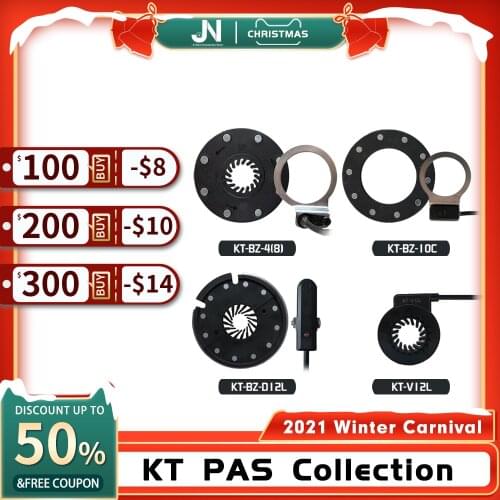 KT eBike Pedal Assistant Sensor BZ-4 8 V12L D12L 10C 6 8 12 Magnet 3 Pin Waterproof Plug For Electric Bicycle Conversion Kit