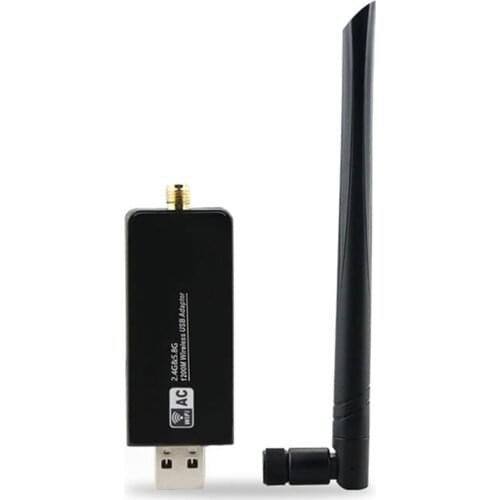 AC WIFI Card Network Receiver Wireless Adapter 1200mbps USB 3.0 Dongle RTL8812AU 2.4 5 Ghz Dual Band For Kali Linux Pentesting