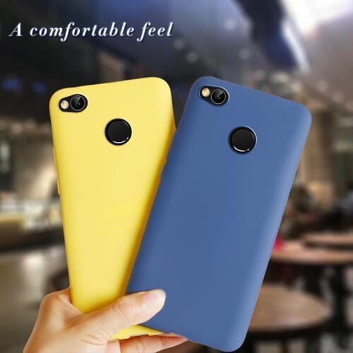 Silicone Case For Xiaomi redmi 4X 4 X Cover For Redmi 4x Soft TPU 5.0 '' Candy Bumper For Xiaomi Redmi 4X Phone Case Back Covers