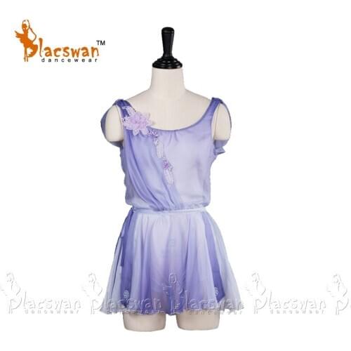 Cupid ballet Dress Professional Ballet Costume Lilac Chiffon Ballet Stage Costume For Women Ballet Attire Clothing Purple