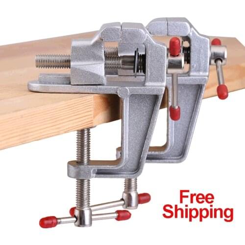 Vise Mini Flat Pliers Wenwan Bench Vise Small Table Vise Woodworking Clamp Bed Fixed Fixture Carving Workbench