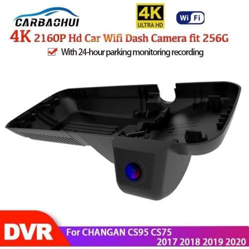 New 4K 2160P Driving Recorder Car Wifi DVR Camera Novatek 96672 Car Dash Cam Video Recorder For CHANGAN CS95 2017 2018 2019 2020