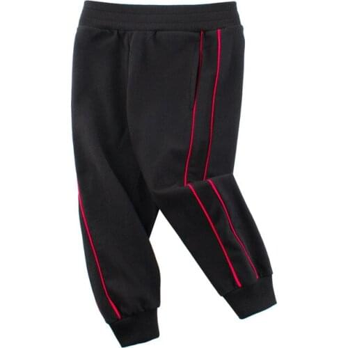 2-9 Years Boy Pants Korean Style Fashion Side Stripe Sweatpant Kids Autumn Cotton Sport Pants Enfant Garcon Children Trousers