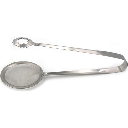 1PC Stainless Steel BBQ clip Frying clip Filter oil machine Bakeware Tongs LB 074