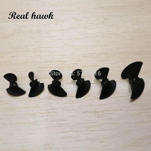 1pcs RC Boat Oar Quant Two Blades Paddle 2 Blades Nylon Positive& Reverse Propeller High Strength for 3.17mm/4.8mm Rc Prop Shaft