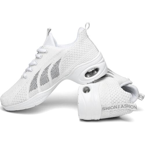 2021 Dance Sneakers for Adults Modern Practice Dance Shoes Girl Flexible Jazz Hip Hop Shoes Girl Professional Training Fitness